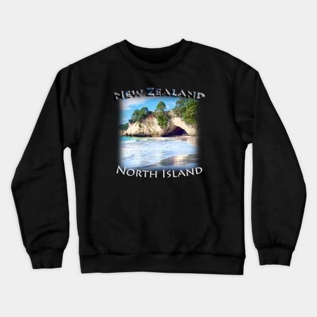 New Zealand - North Island, Coromandel Crewneck Sweatshirt by TouristMerch